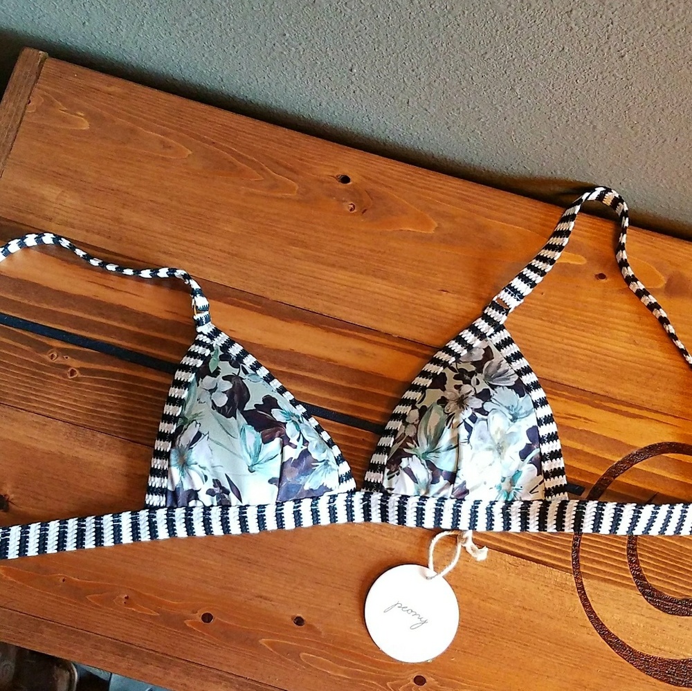 Peony Swimwear Adrift Tri Bralette